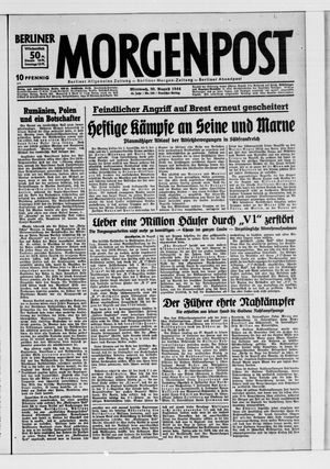 Berliner Morgenpost vom 30.08.1944