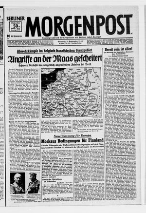 Berliner Morgenpost vom 05.09.1944