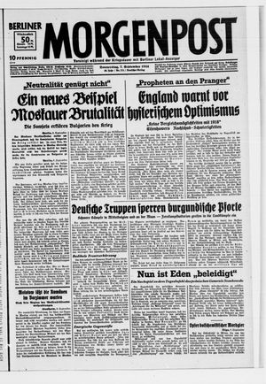 Berliner Morgenpost vom 07.09.1944