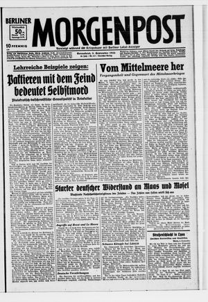 Berliner Morgenpost vom 09.09.1944