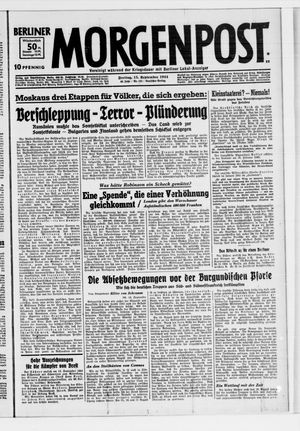 Berliner Morgenpost vom 15.09.1944
