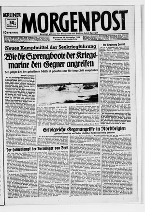 Berliner Morgenpost on Sep 16, 1944