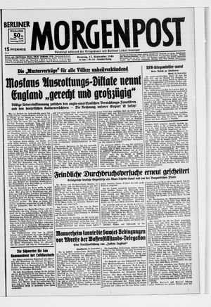 Berliner Morgenpost vom 17.09.1944