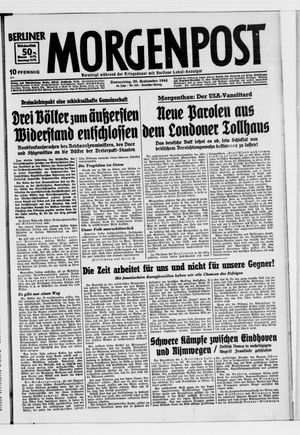 Berliner Morgenpost vom 28.09.1944