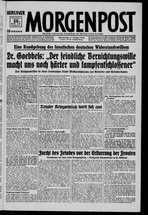 Berliner Morgenpost vom 05.10.1944