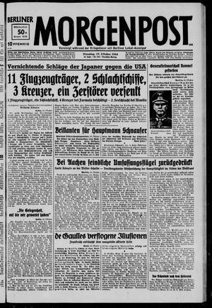 Berliner Morgenpost vom 17.10.1944