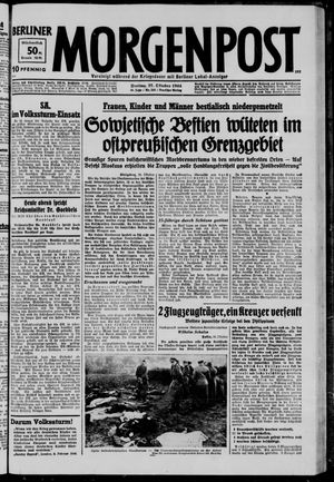 Berliner Morgenpost on Oct 27, 1944