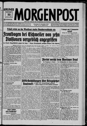 Berliner Morgenpost vom 21.11.1944