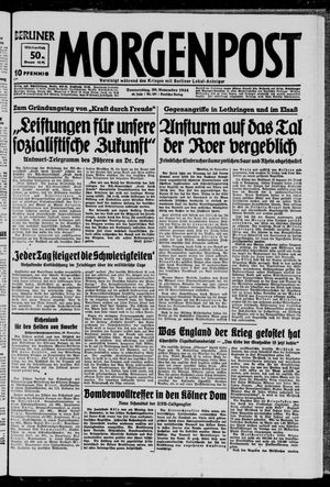Berliner Morgenpost vom 30.11.1944