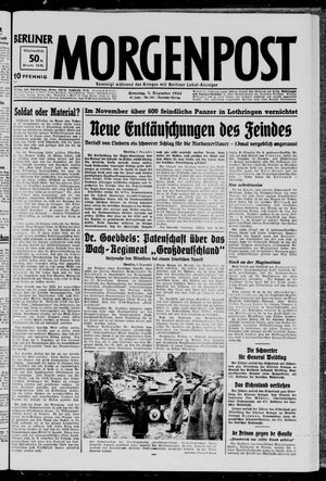 Berliner Morgenpost on Dec 3, 1944