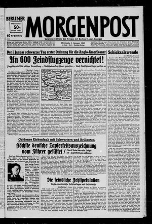 Berliner Morgenpost on Jan 3, 1945