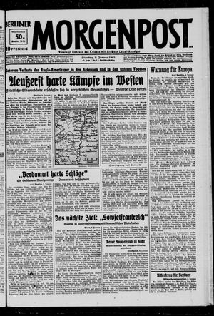 Berliner Morgenpost vom 09.01.1945