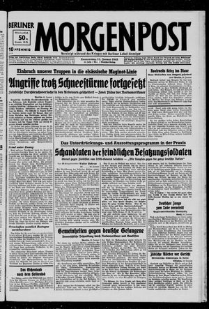 Berliner Morgenpost on Jan 11, 1945
