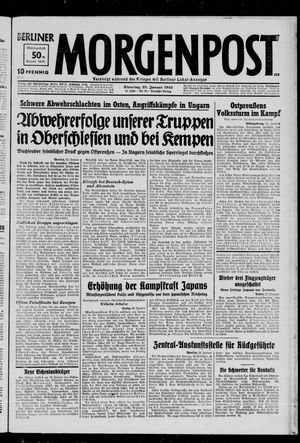 Berliner Morgenpost vom 23.01.1945