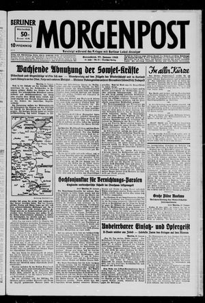 Berliner Morgenpost vom 27.01.1945