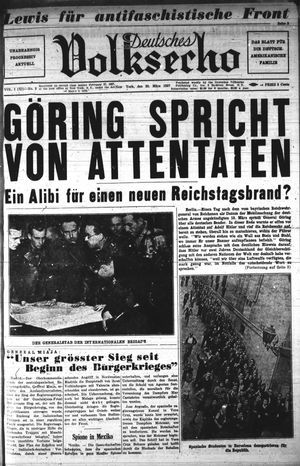 Deutsches Volksecho vom 20.03.1937