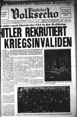 Deutsches Volksecho vom 10.04.1937