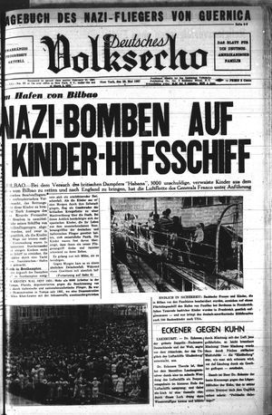 Deutsches Volksecho vom 29.05.1937
