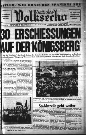 Deutsches Volksecho on Jul 3, 1937