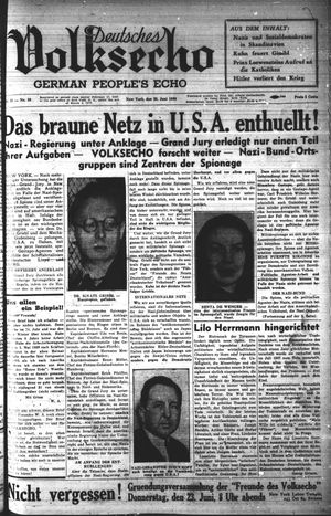 Deutsches Volksecho vom 25.06.1938