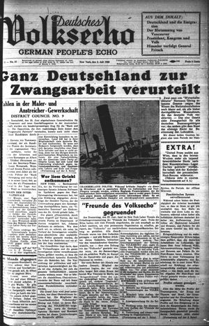 Deutsches Volksecho vom 02.07.1938