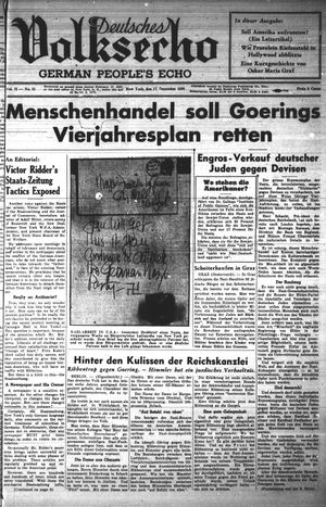 Deutsches Volksecho vom 17.12.1938
