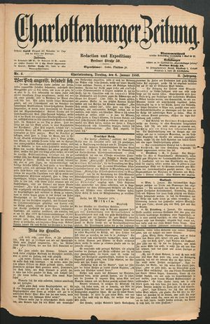 Charlottenburger Zeitung vom 06.01.1880