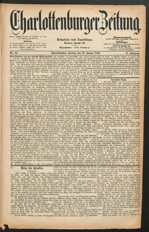 Charlottenburger Zeitung vom 30.01.1880