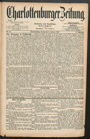 Charlottenburger Zeitung on Feb 6, 1880