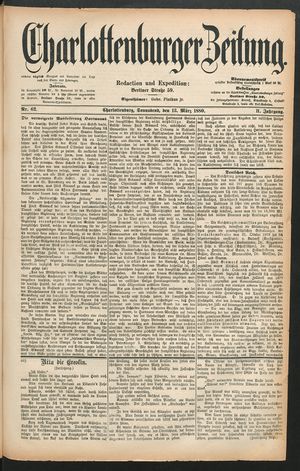 Charlottenburger Zeitung on Mar 13, 1880