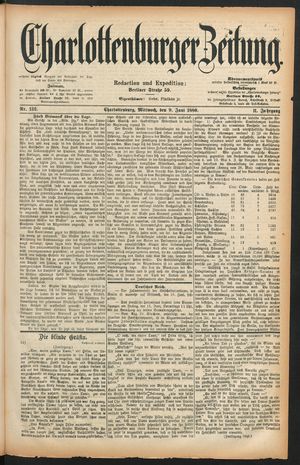 Charlottenburger Zeitung vom 09.06.1880