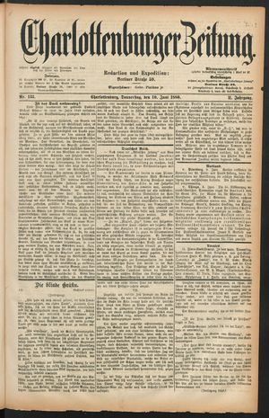 Charlottenburger Zeitung on Jun 10, 1880