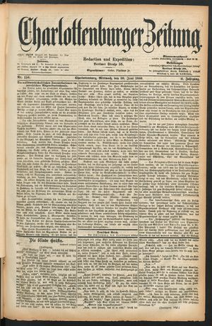 Charlottenburger Zeitung on Jun 30, 1880