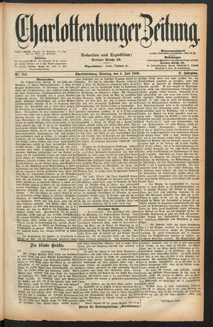 Charlottenburger Zeitung vom 04.07.1880