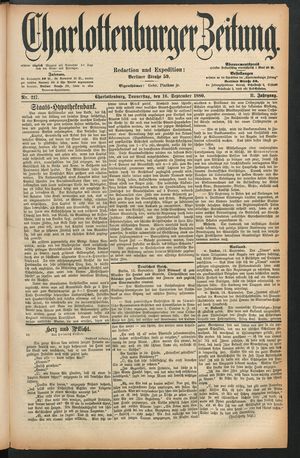 Charlottenburger Zeitung vom 16.09.1880