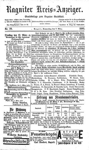 Ragniter Kreis-Anzeiger vom 07.03.1895