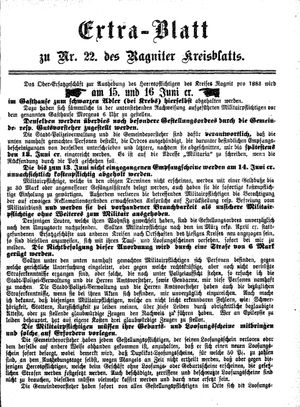 Ragniter Kreisblatt vom 31.05.1883