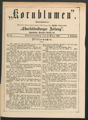 Kornblumen vom 14.03.1880