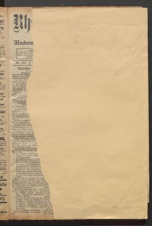 Rheinsberger Zeitung vom 26.09.1912