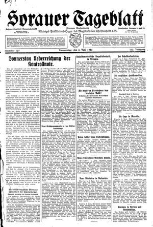 Sorauer Tageblatt vom 04.06.1925