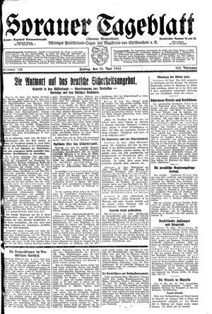 Sorauer Tageblatt vom 12.06.1925
