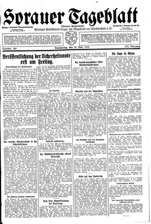 Sorauer Tageblatt vom 18.06.1925