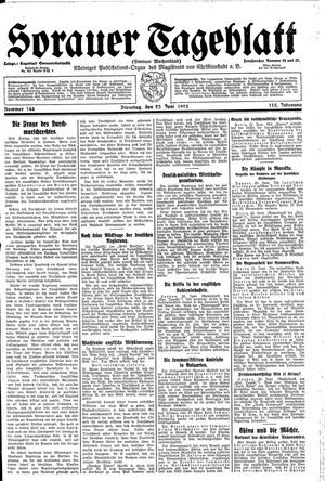 Sorauer Tageblatt vom 23.06.1925