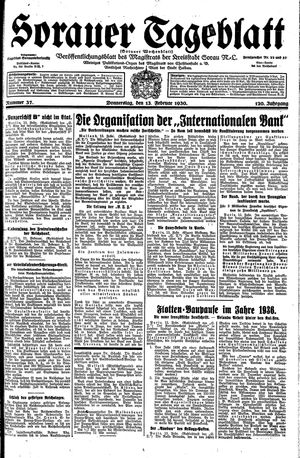 Sorauer Tageblatt vom 13.02.1930