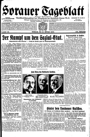 Sorauer Tageblatt on Feb 19, 1930