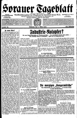 Sorauer Tageblatt vom 05.03.1930