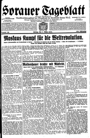 Sorauer Tageblatt vom 07.03.1930