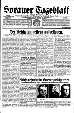 Sorauer Tageblatt vom 13.05.1932