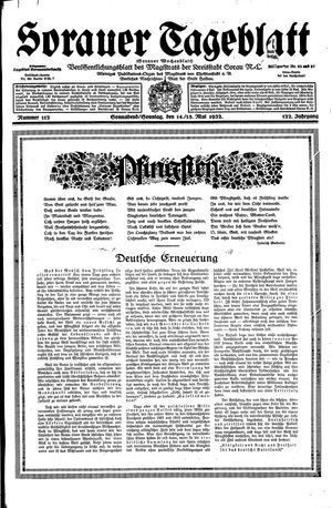 Sorauer Tageblatt vom 14.05.1932