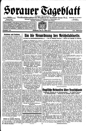 Sorauer Tageblatt vom 18.05.1932